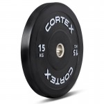 Lifespan  CORTEX 15kg Black Series V3 Bumper Plate (Pair)