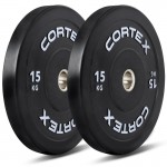 Lifespan  CORTEX 15kg Black Series V3 Bumper Plate (Pair)