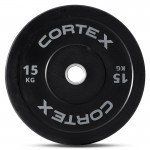 Lifespan  CORTEX 15kg Black Series V3 Bumper Plate (Pair)