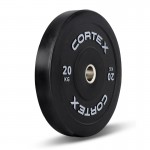 Lifespan CORTEX 20kg Black Series V3 Bumper Plate (Pair) Lifespan CORTEX 20kg Black Series V3 Bumper Plate (Pair)