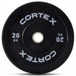 Lifespan CORTEX 20kg Black Series V3 Bumper Plate (Pair) Lifespan CORTEX 20kg Black Series V3 Bumper Plate (Pair)