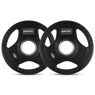 Lifespan CORTEX 2.5kg Tri-Grip V2 50mm Olympic Plates (Pair)