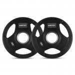 Lifespan CORTEX 80kg Tri-Grip V2 50mm Olympic Plate Set