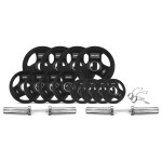 Lifespan CORTEX 45kg Tri-Grip V2 50mm Olympic Dumbbell Set