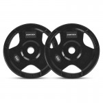 Lifespan CORTEX 145kg Tri-Grip V2 50mm Olympic Plate Set