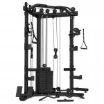 LSG GRK-110 Space Saving Multi-Function Rack with 74kg Cable Crossover + FID Bench + 90kg Olympic Weight Package