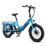 Progear E-Moover Cargo Bike - Electric Blue Progear E-Moover Cargo Bike - Electric Blue