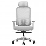 Lifespan DM8 Ergonomic Office Desk Chair (White/Grey)