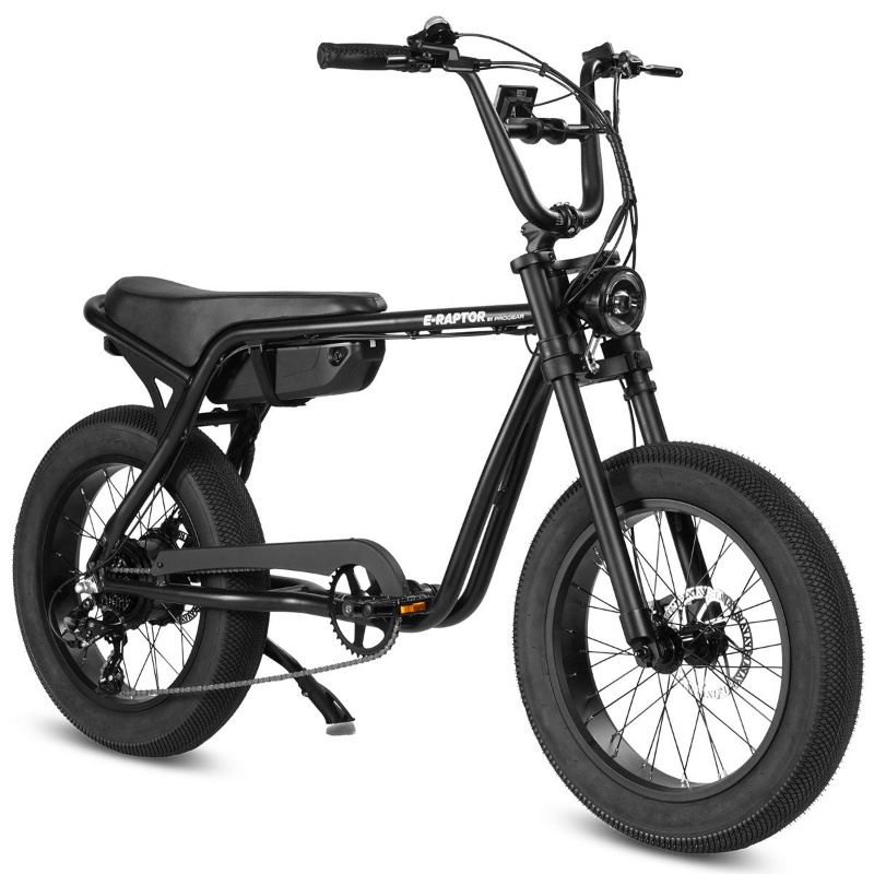 Progear E-Raptor 20" Electric Street Bike - Matte Black + Throttle Progear E-Raptor 20" Electric Street Bike - Matte Black + Throttle