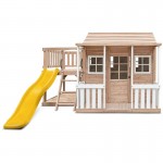 Finley Cubby House with 1.8m Slide - Yellow