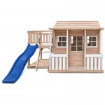Finley Cubby House with 1.8m Slide - Blue Finley Cubby House with 1.8m Slide - Blue