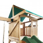Lifespan Montrose Swing Set & Play Centre with 2.2m Slide - Green