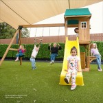 Lifespan Montrose Swing Set & Play Centre with 2.2m Slide - Green