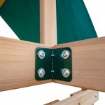 Lifespan Greenvale Swing Set & Play Centre with 1.8m Slide - Green