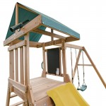 Lifespan Greenvale Swing Set & Play Centre with 1.8m Slide - Yellow Lifespan Greenvale Swing Set & Play Centre with 1.8m Slide - Yellow
