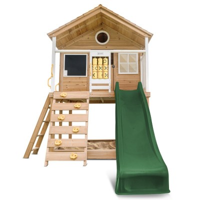 Lifespan Warrigal Cubby House with 2.2m Slide - Green