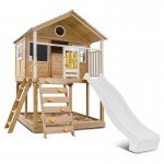 Lifespan Warrigal Cubby House with 2.2m Slide - White