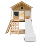 Lifespan Warrigal Cubby House with 2.2m Slide - White