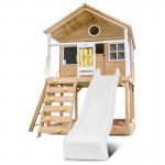Lifespan Warrigal Cubby House with 2.2m Slide - White