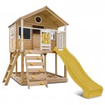 Lifespan Warrigal Cubby House with 2.2m Slide - Yellow