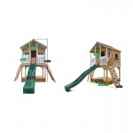 Lifespan Winchester Cubby House (Elevated 1.45m) with 3.0m Slide - Pastel Green Lifespan Winchester Cubby House (Elevated 1.45m) with 3.0m Slide - Pastel Green