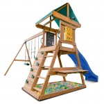 Lifespan Birmingham Swing Set & Play Centre with 2.2m Slide - Blue