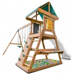 Lifespan Birmingham Swing Set & Play Centre with 2.2m Slide - White