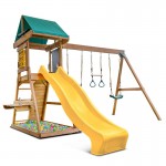 Lifespan Birmingham Swing Set & Play Centre with 2.2m Slide - Yellow