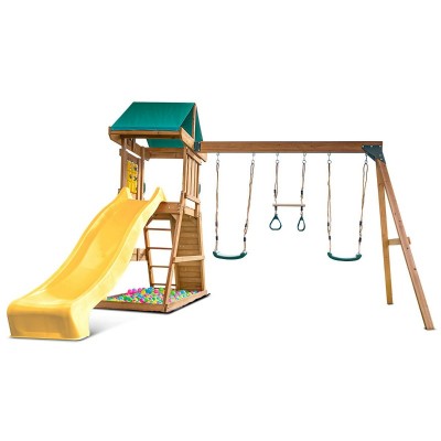 Lifespan Birmingham Swing Set & Play Centre with 2.2m Slide - Yellow