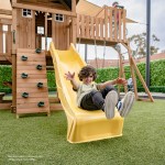 Lifespan Kensington Swing Set, Monkey Bars & Playground with 2.2m Slide - Pastel Pink Lifespan Kensington Swing Set, Monkey Bars & Playground with 2.2m Slide - Pastel Pink