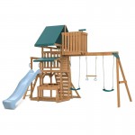 Lifespan Walton Swing Set, Monkey Bars & Playground with 2.2m Slide - Pastel Blue Lifespan Walton Swing Set, Monkey Bars & Playground with 2.2m Slide - Pastel Blue