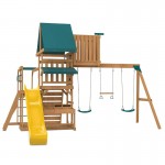 Lifespan Walton Swing Set, Monkey Bars & Playground with 2.2m Slide - Yellow