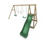Lifespan Winston Swing Set with Climb & 1.8m Slide - Green