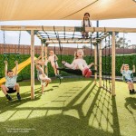 Lifespan Orangutan Monkey Bars Jungle Gym Climbing Frame with 2.2m Slide - Yellow