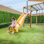 Lifespan Orangutan Monkey Bars Jungle Gym Climbing Frame with 2.2m Slide - Yellow