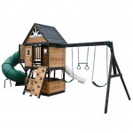 Lifespan Claremont Swing Set & Playground with 2.2m Slide - White