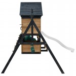 Lifespan Claremont Swing Set & Playground with 2.2m Slide - White