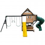 Lifespan Claremont Swing Set & Playground with 2.2m Slide - Yellow