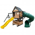Lifespan Claremont Swing Set & Playground with 2.2m Slide - Yellow