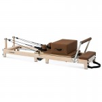 Lifespan Fitness Contour Folding Wooden Pilates Reformer Machine (Espresso)