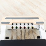 Lifespan Fitness Contour Pro Folding Aluminum Pilates Reformer Bed Set (Black)