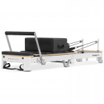 Lifespan Fitness Contour Pro Folding Aluminum Pilates Reformer Bed Set (Black)