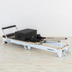 Lifespan Fitness Contour Pro Folding Aluminum Pilates Reformer Bed Set (Black)