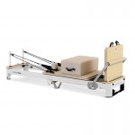 Lifespan Fitness Contour Pro Folding Aluminum Pilates Reformer Bed Set (Beige)