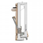 Lifespan Fitness Contour Pro Folding Aluminum Pilates Reformer Bed Set (Beige)