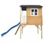 Lifespan Burleigh Cubby House with 2.2m Slide - Blue