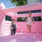 Lifespan Palace Jumping Castle - Pastel Pink