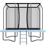 Lifespan BounceZone M Rectangular Spring Trampoline Set