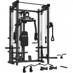 Lifespan Cortex PR5 Folding Power Rack with 90kg Standard Tri-Grip Weight and Bar Set