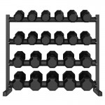 Lifespan Cortex 495kg Hex Dumbbell Set 10kg-35kg (11 pairs)